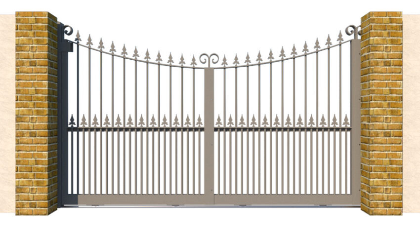 Metal Sliding Gate - The Winchester - closed