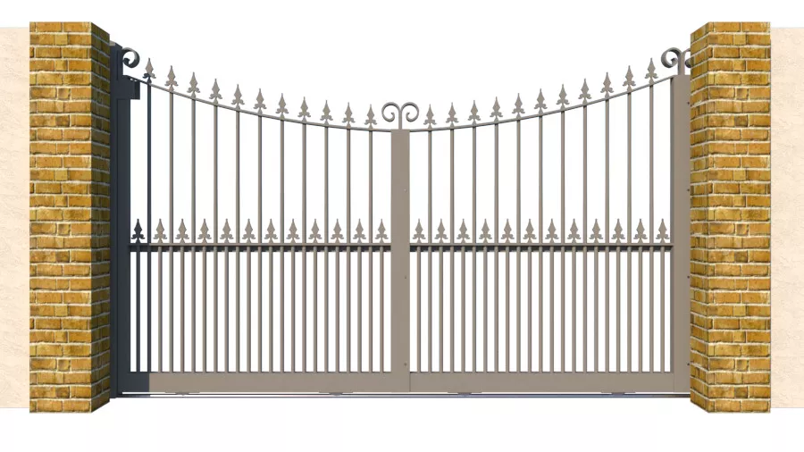 Metal Sliding Gate - The Winchester - closed