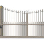 Metal Sliding Gate - The Winchester - rear