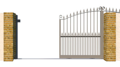 Metal Sliding Gates - The Surrey - opening