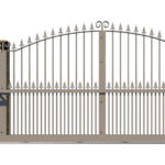 Metal Sliding Gates - The Surrey - rear