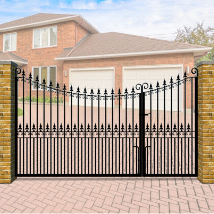 Metal Split Driveway Gate The Chelmsford