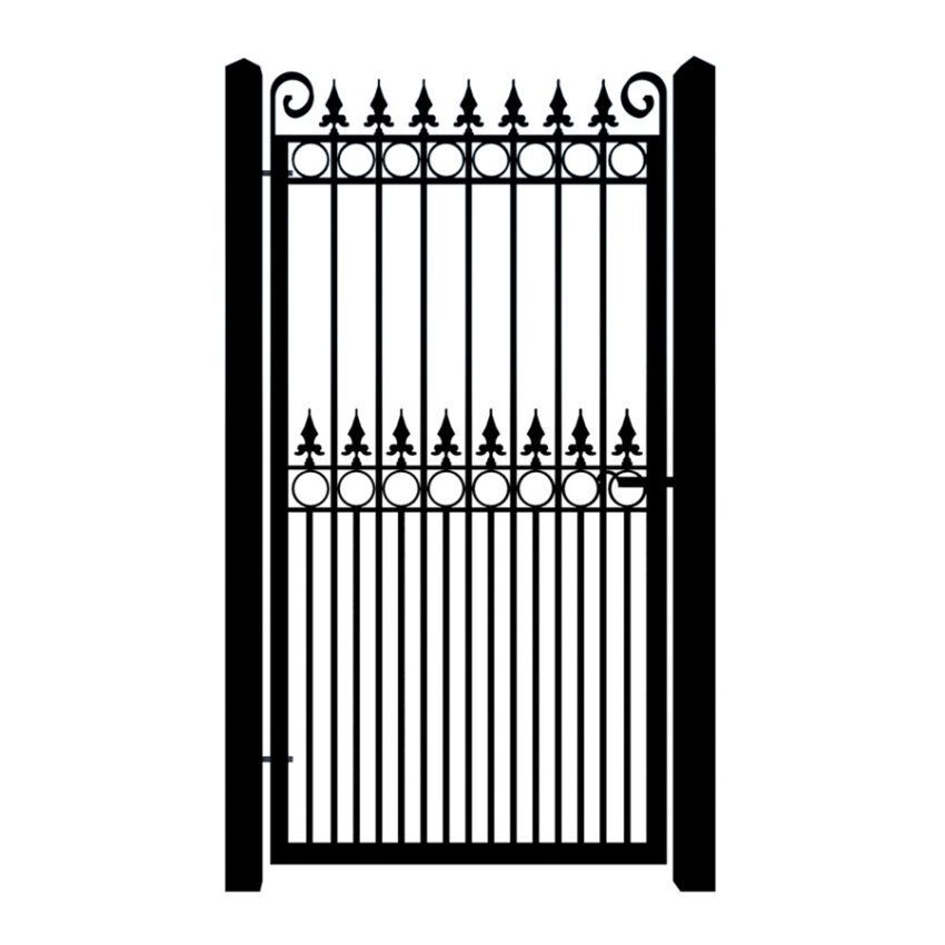 Metal side gate - The Arundel - Gates and Fences UK