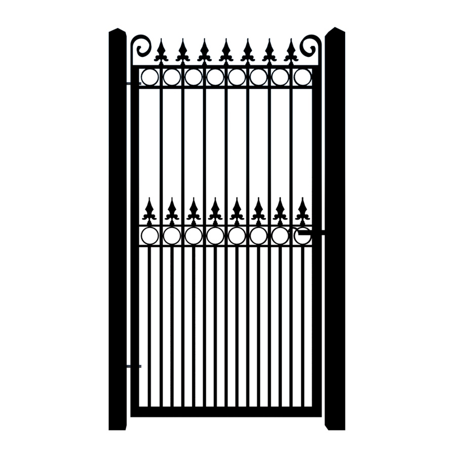 Metal side gate - The Arundel - Gates and Fences UK