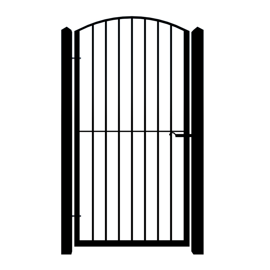 Metal side gate - The Bude - Gates and Fences UK