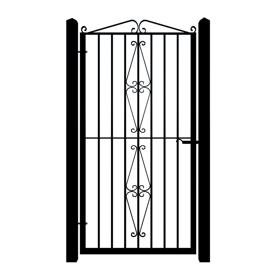 Metal side gate - The Cambridge - Gates and Fences UK