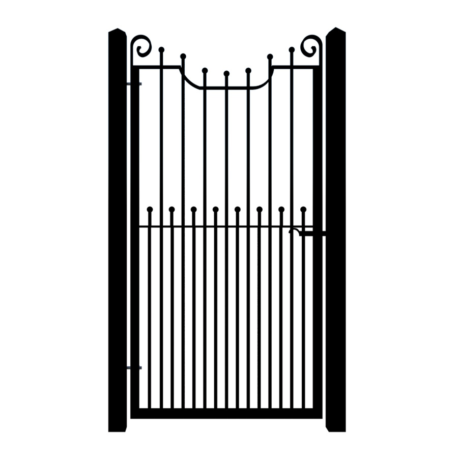 Metal side gate - The Chester - Gates and Fences UK