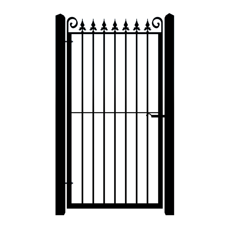 Metal side gate - The Farnborough - Gates and Fences UK
