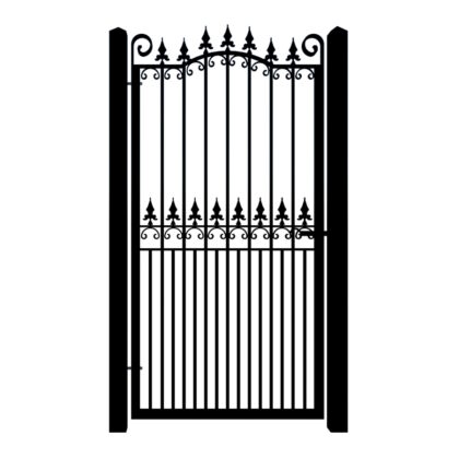 Metal side gate - The Francombe Gates and Fences UK