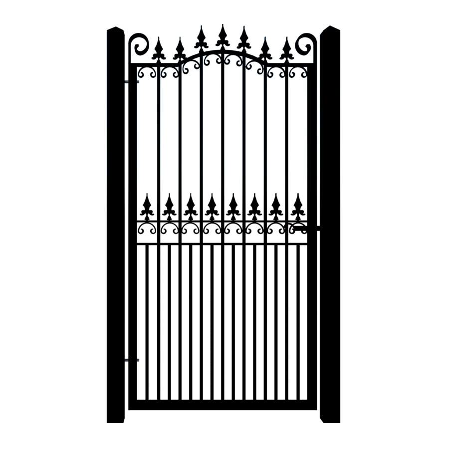 Metal side gate - The Francombe Gates and Fences UK