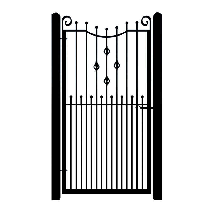 Metal side gate - The Knightsbridge - Gates and Fences UK