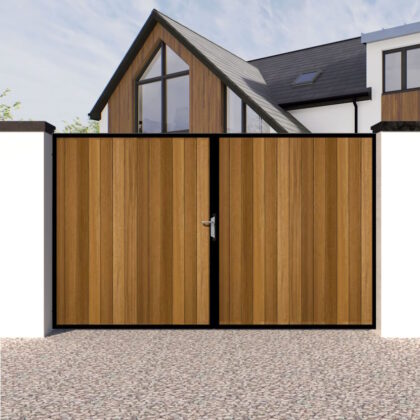 Modern Driveway Gate - The York