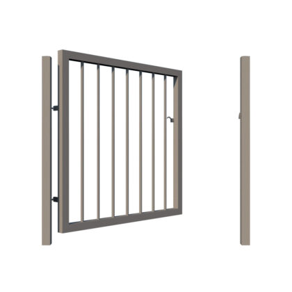 Modern Garden Gate - The Cheltenham - opening