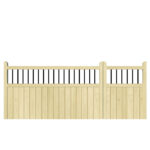 Shrewsbury Low Pine Split Driveway Gate