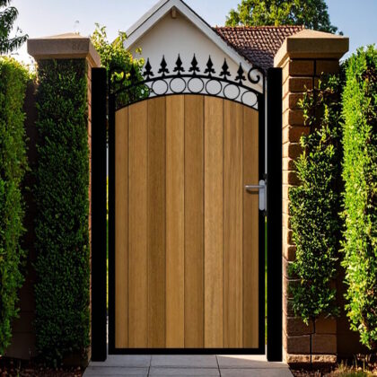 Side-Gate-Metal-Framed-with-Timber-The-Bath