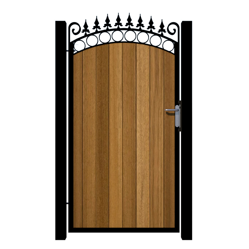 Side Gate - Metal Framed with Timber - The Bath