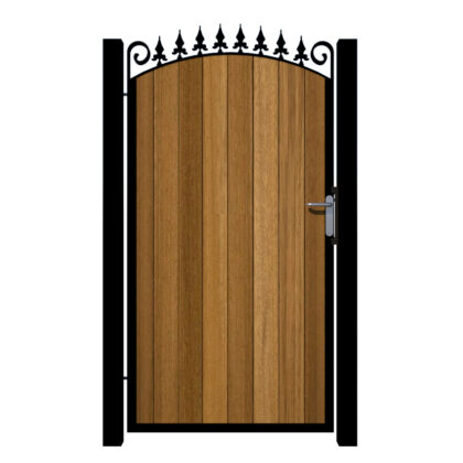 Side Gate - Metal Framed with Timber - The Dorchester