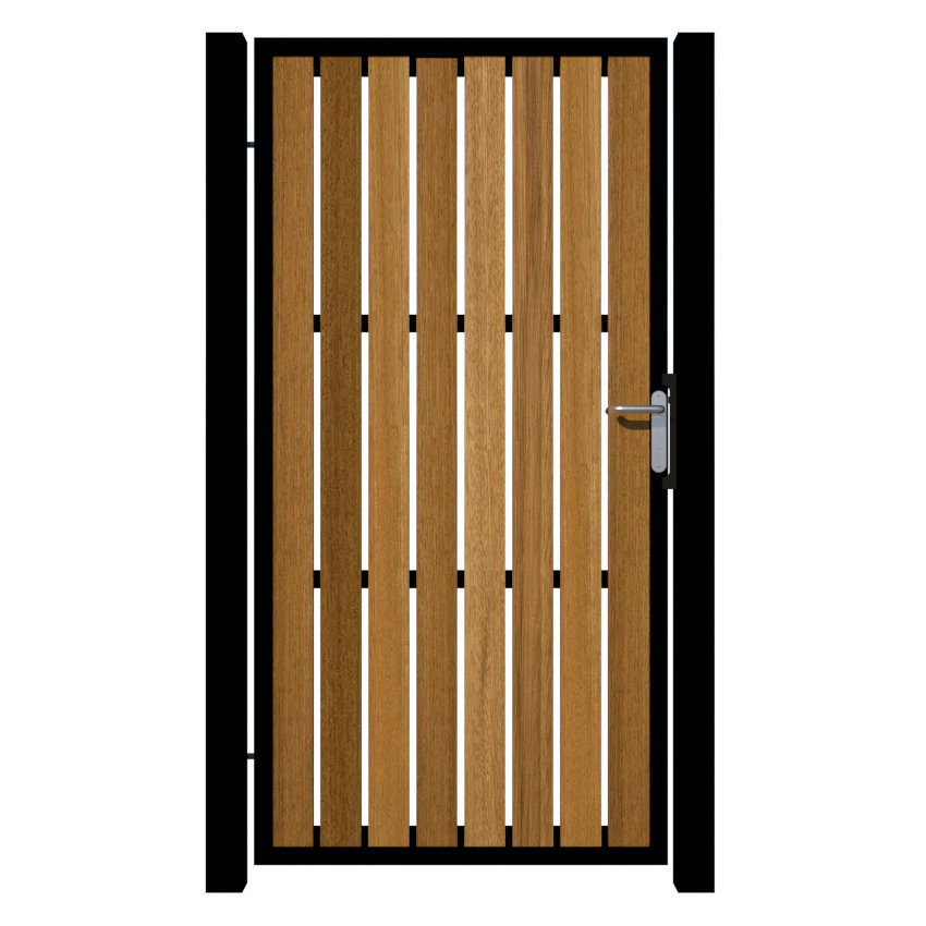 Side Gate - Metal Framed with Timber - The Henley