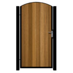 Side Gate - Metal Framed with Timber - The Kent
