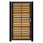 Side Gate - Metal Framed with Timber - The Kingston