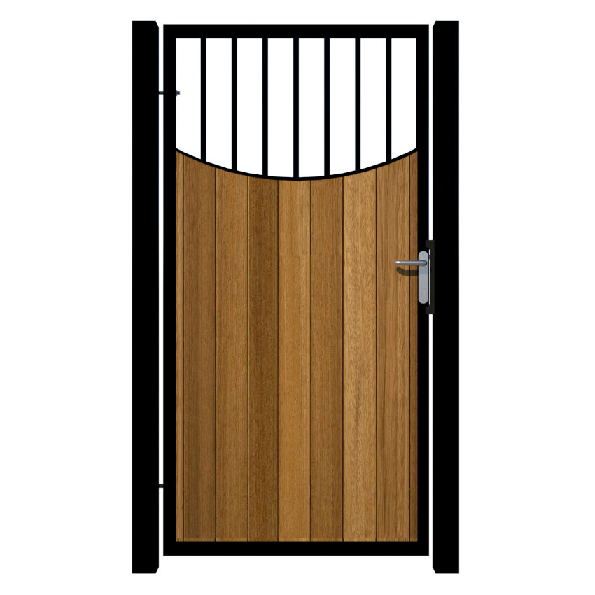 Side Gate - Metal Framed with Timber - The Lyndhurst