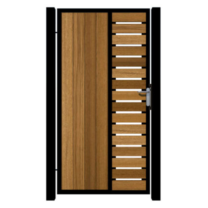Side Gate - Metal Framed with Timber - The Malvern