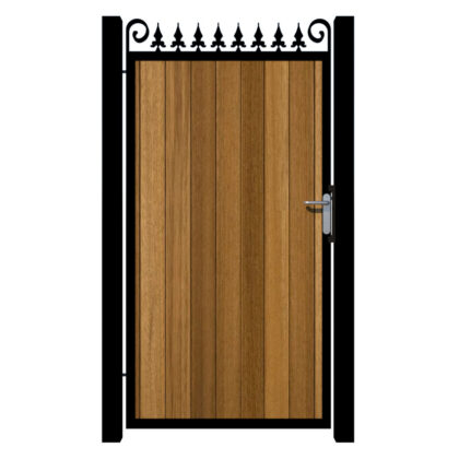 Side Gate - Metal Framed with Timber - The Middleton