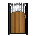 Side Gate - Metal Framed with Timber - The Oxford