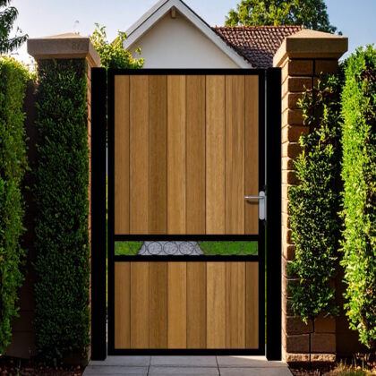 Side-Gate-Metal-Framed-with-Timber-The-Sandbanks