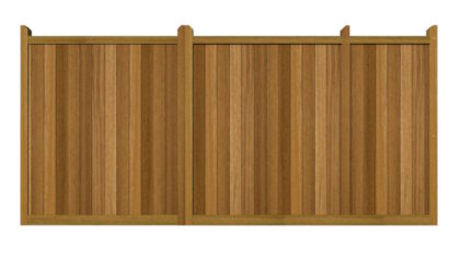 Sliding Gate - Hardwood - The Brentwood