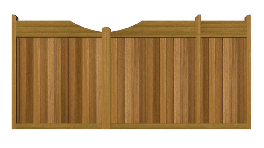 Sliding Gate - Hardwood - The Comptonwood