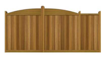Sliding Gate - Hardwood - The Earlswood