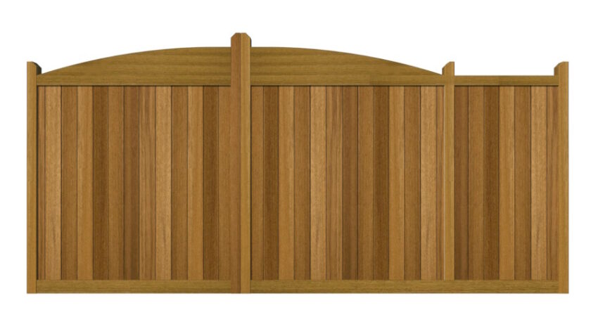 Sliding Gate - Hardwood - The Earlswood