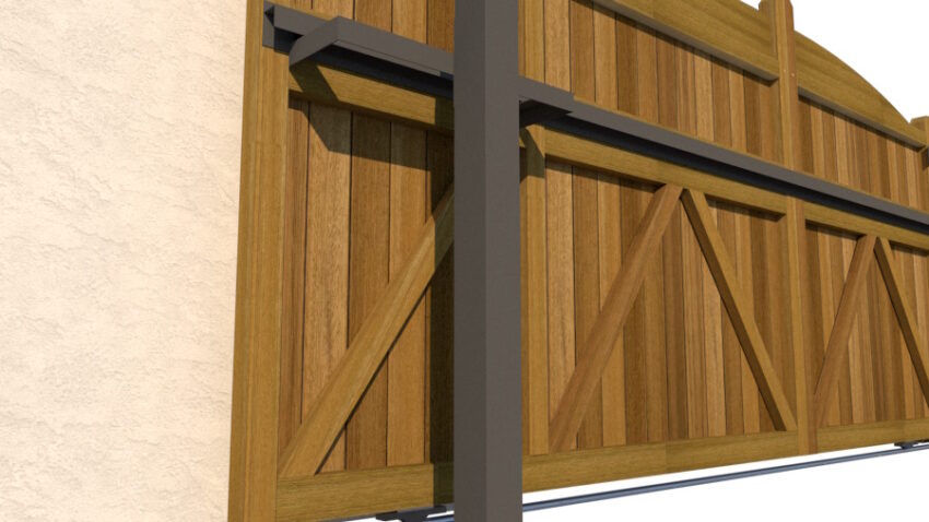 Earlswood Sliding Hardwood  Gate - Image 7