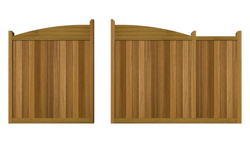 Sliding Gate - Hardwood - The Earlswood - split