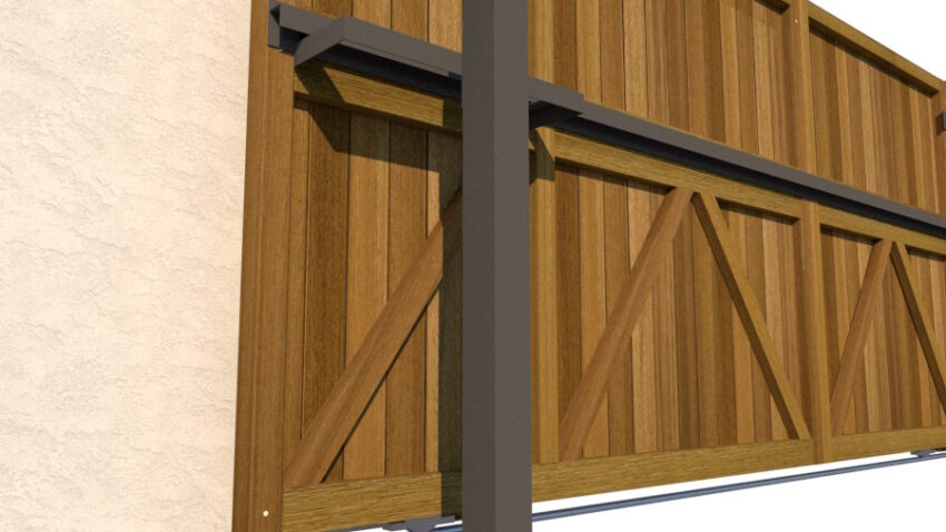 Guildford Sliding Hardwood  Gate - Image 7