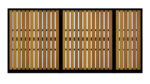 Sliding Gate - Metal Framed with Timber - The Henley