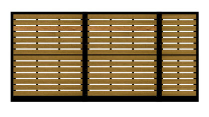 Sliding Gate - Metal Framed with Timber - The Kingston