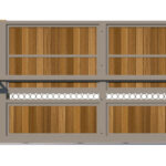 Sliding Gate - Metal Framed with Timber - The Sandbanks - rear