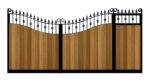 Sliding Gate - Metal Framed with Timber - The Westfield