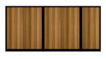 Sliding Gate - Metal Framed with Timber - The York