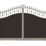 Sliding Gate in Composite - The Aberdeen - closed