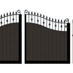 Sliding Gate in Composite - The Aberdeen - split