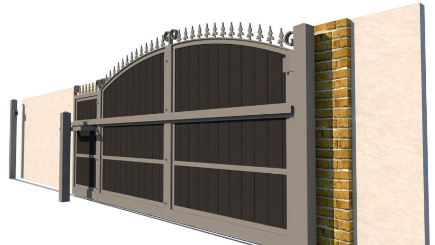 Dorchester Composite Sliding Gate - Image 5