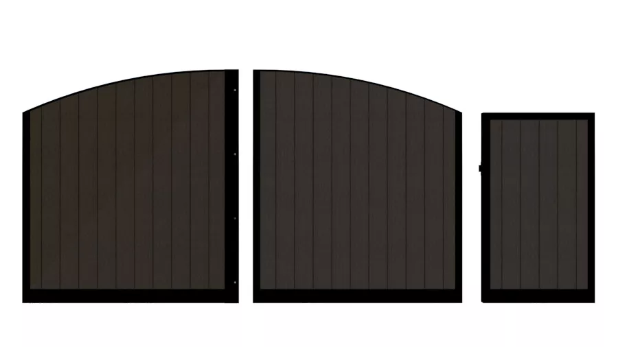 Sliding Gate in Composite - The Kent - split