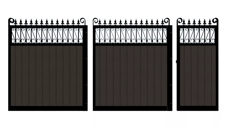 Sliding Gate in Composite - The Lemmington - 2