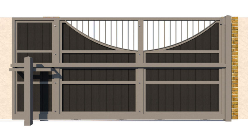 Lyndhurst Composite Sliding Gate - Image 7