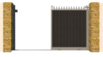 Sliding Gate in Composite - The Middleton - opening