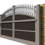Sliding Gate in Composite - The Oxford - side