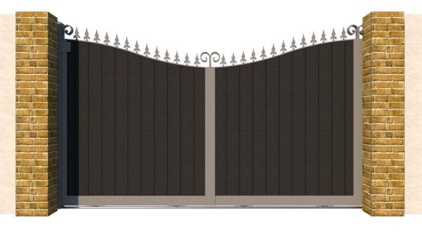 Sliding Gate in Composite - The Portsmouth - closed